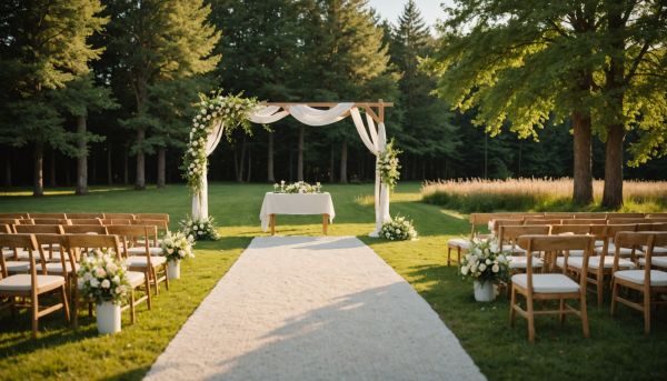 Comment organiser un mariage laïc en plein air ?