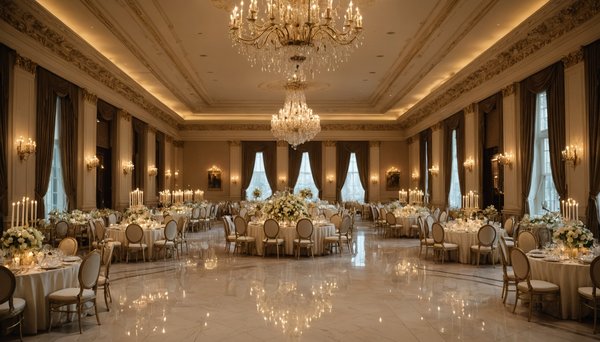 Pourquoi choisir une grande salle luxueuse pour votre mariage ?
